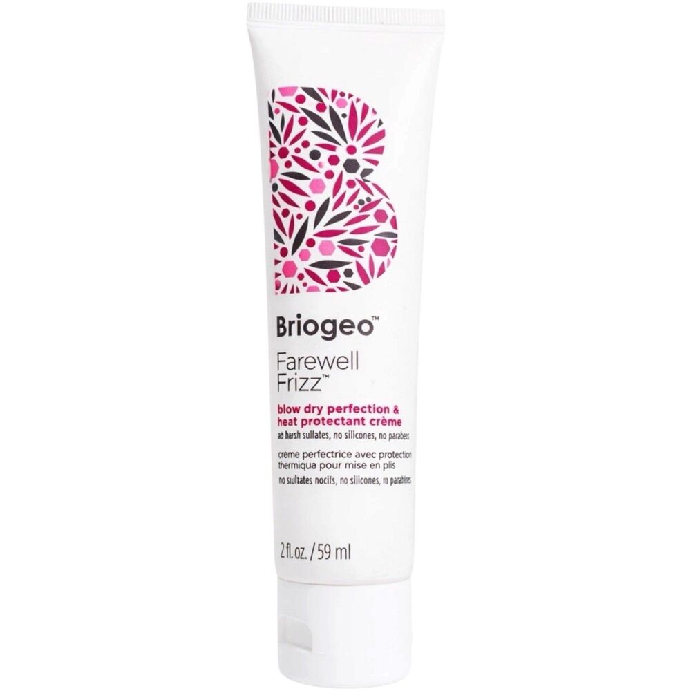 Briogeo Farewell Frizz Blow Dry Perfection & Heat Protectant Crème 2 oz New